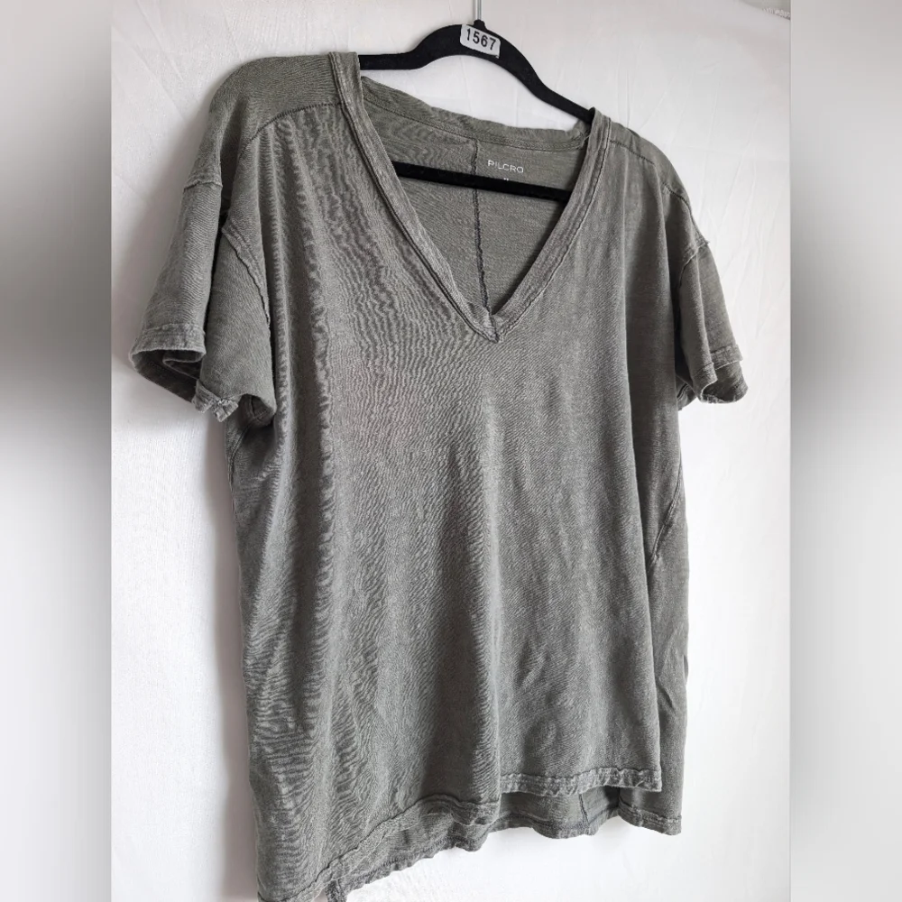 Anthropologie Pilcro Sage Green Jordyn Tee XS